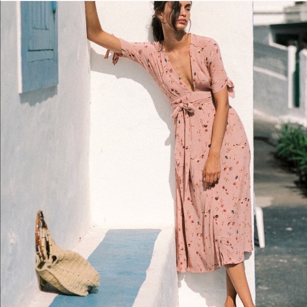 Faithfull the brand Nina dress NWT